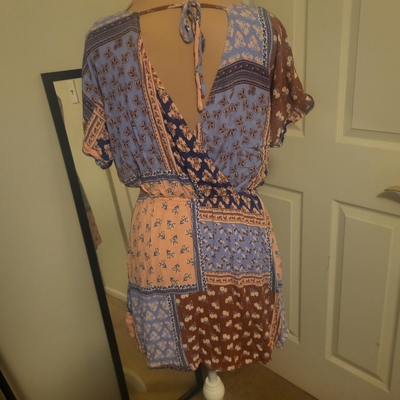 Forever 21 - Patchwork Dress, Size M - Picture 3 of 8